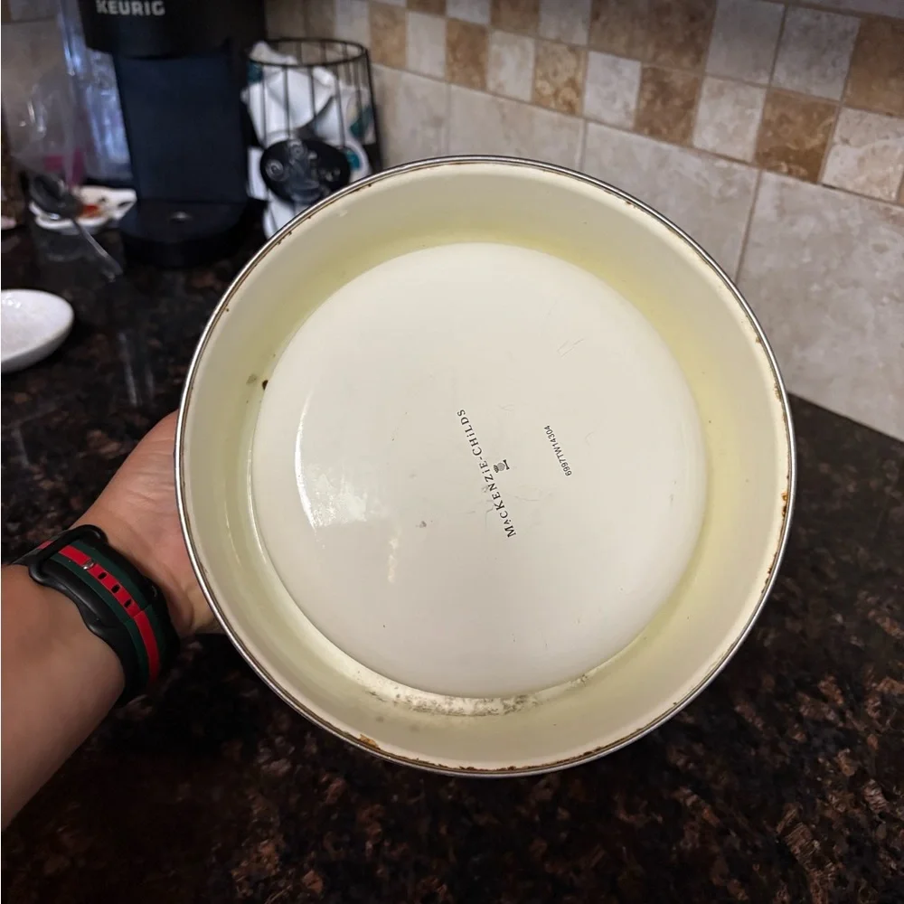 MacKenzie-Childs Elegant Cream Bowl